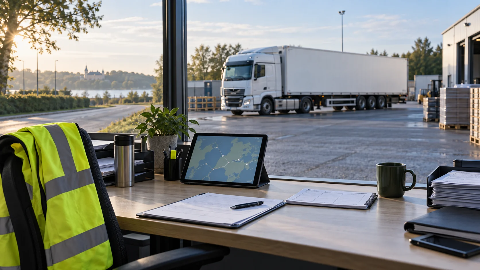 LL Trans ApS visuel virksomhedsramme i Fredensborg